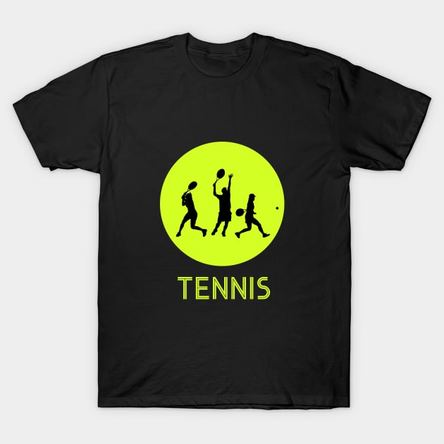 I love tennis T-Shirt by cypryanus